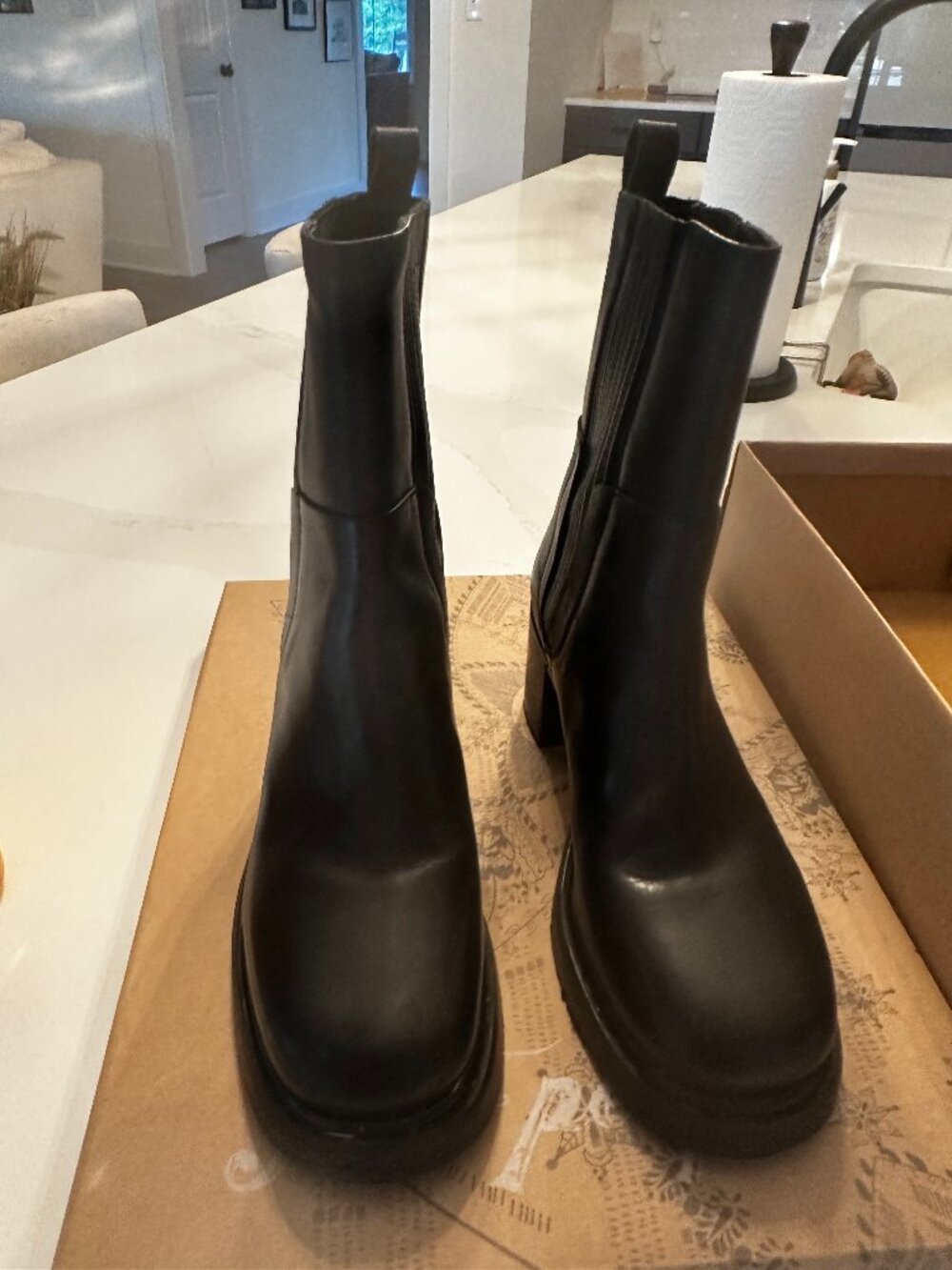 Free People Black Onyx Chelsea Boot